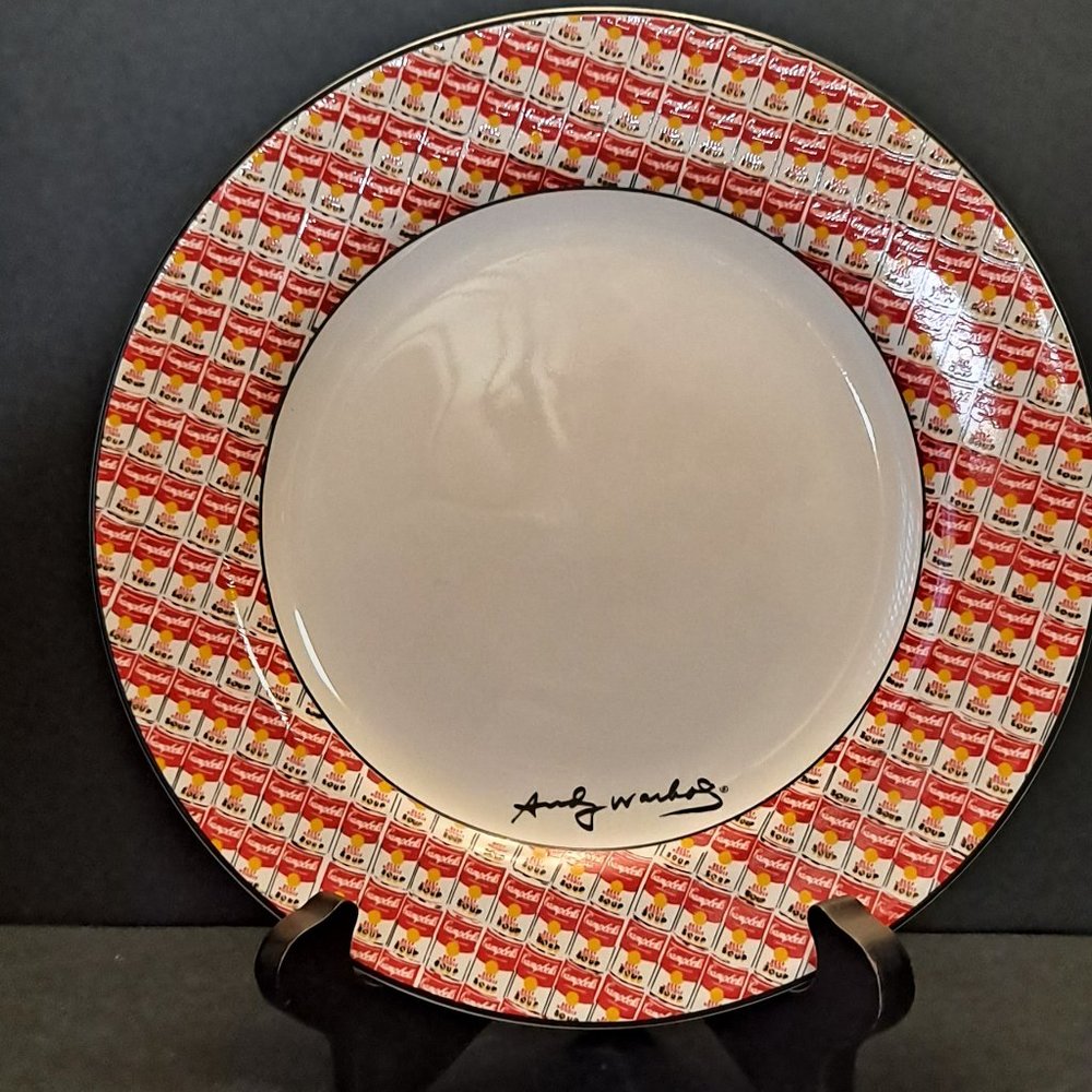 ANDY WARHOL CAMPBELL'S SOUP PLATE